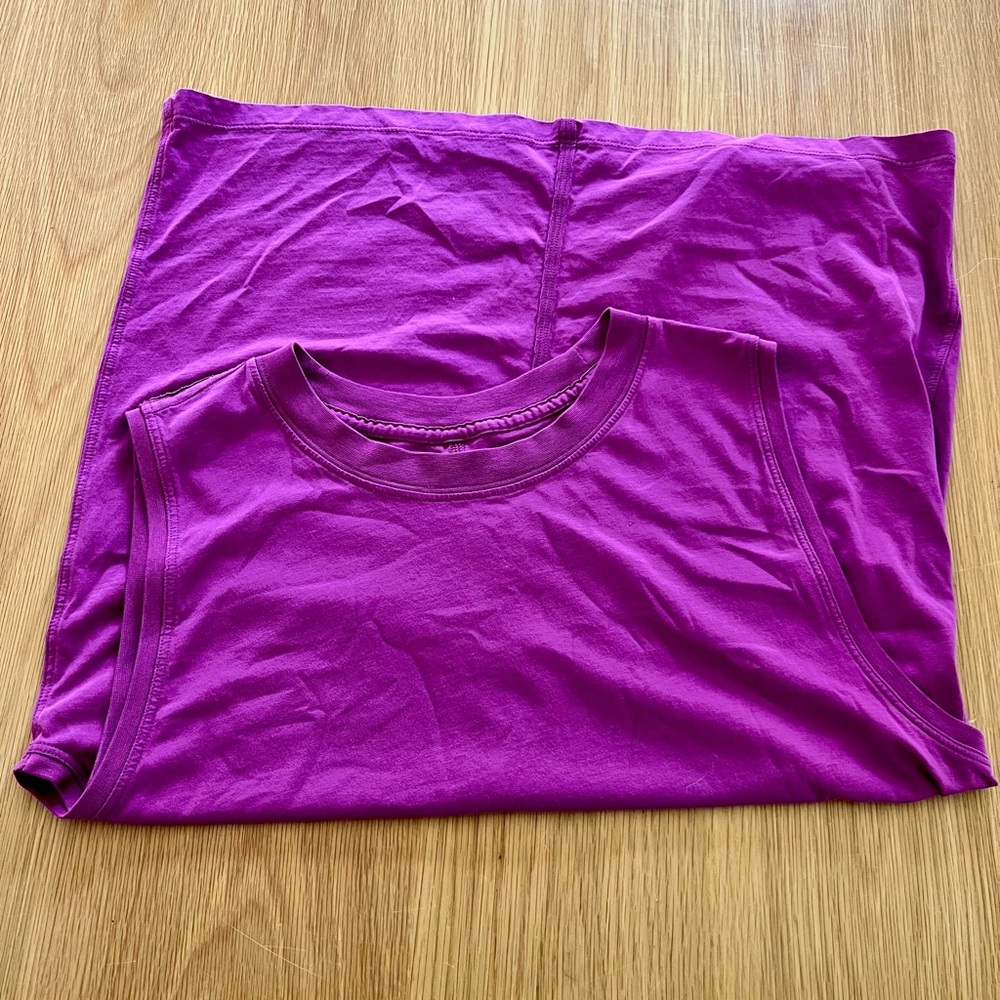 Lululemon All Yours tank top size 6 plum